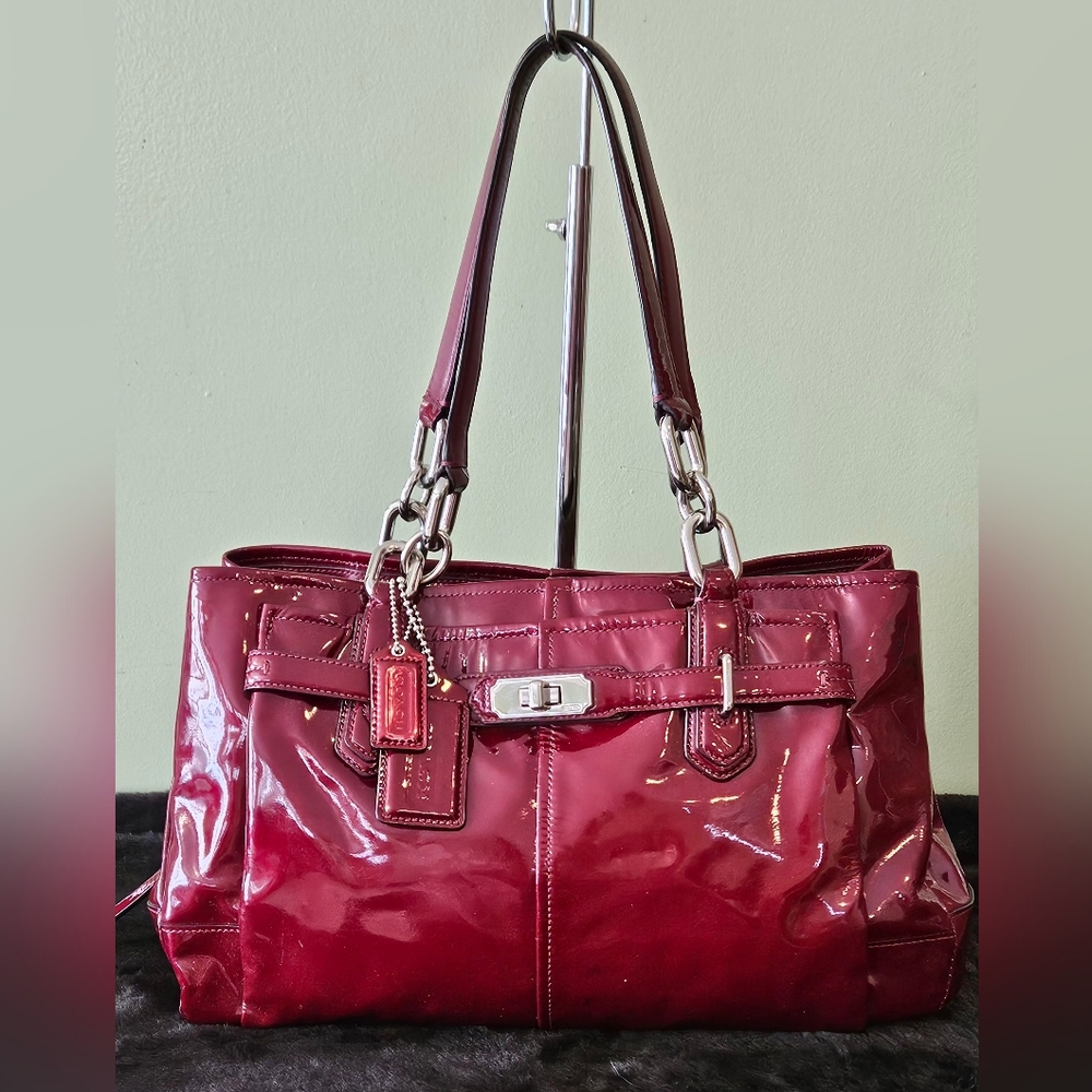 Coach Chelsea Jayden Patent Leather Handbag Satchel